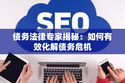 债务法律专家揭秘：如何有效化解债务危机