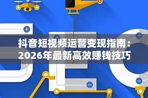抖音短视频运营变现指南：2026年最新高效赚钱技巧