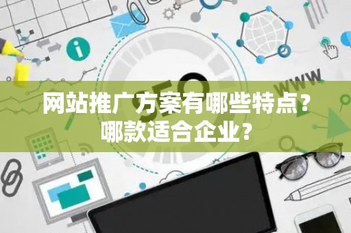 网站推广方案有哪些特点？哪款适合企业？