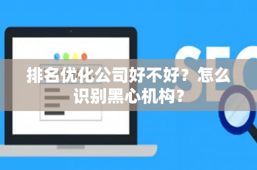 排名优化公司好不好？怎么识别黑心机构？