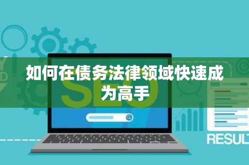 如何在债务法律领域快速成为高手