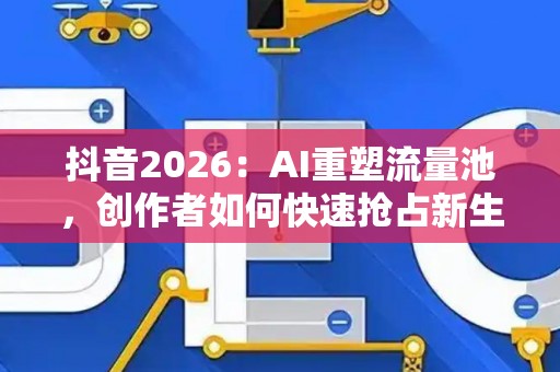 抖音2026：AI重塑流量池，创作者如何快速抢占新生态位